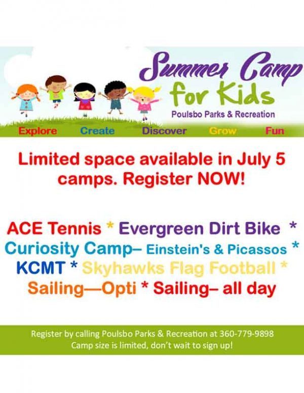 Summer Camps for Kids by Poulsbo Parks & Rec Kitsap Kids