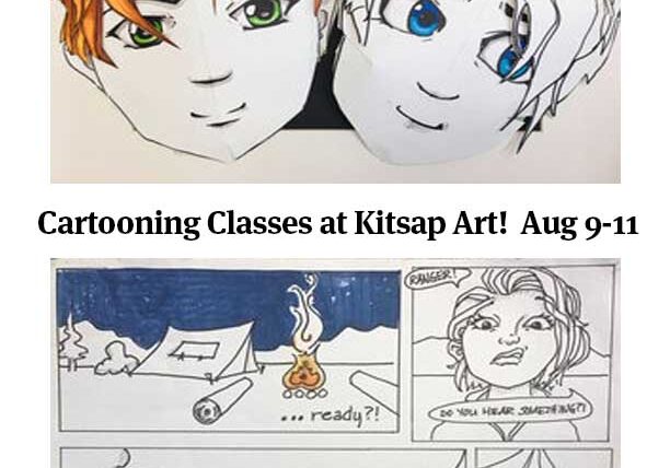 Kitsap Art Cartooning Class Aug21