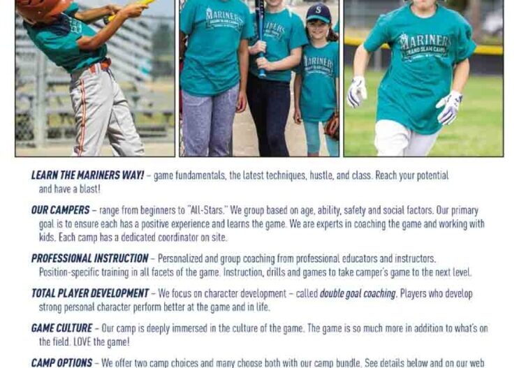 Mariners Camp Summer 2021