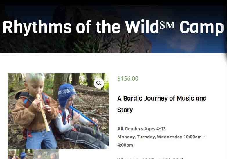 Wild Wise Rhythms Of The Wild Camp 2021